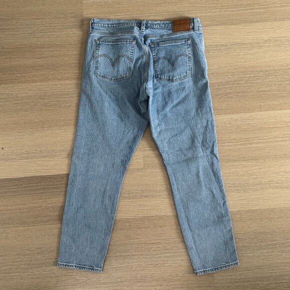 Levi's Premium Wedgie Straight Leg High Rise Button Fly Size 31 - Picture 2 of 7